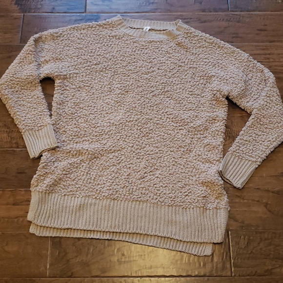 popcorn stitch sweater